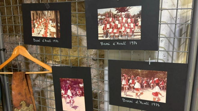 Fotografies de l'exposició dels 50 anys de les Majorettes